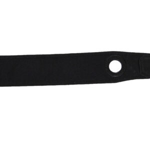 Riffelrem med tommelfinger hul sort neopren